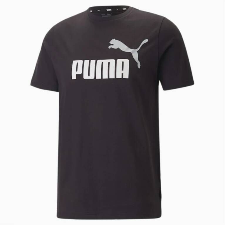 Puma Reguliere Katoenen T-Shirt Zwart Black Heren