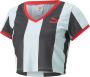 Puma Gestreepte Crop Tee X Dua Lipa Multicolor Dames - Thumbnail 3