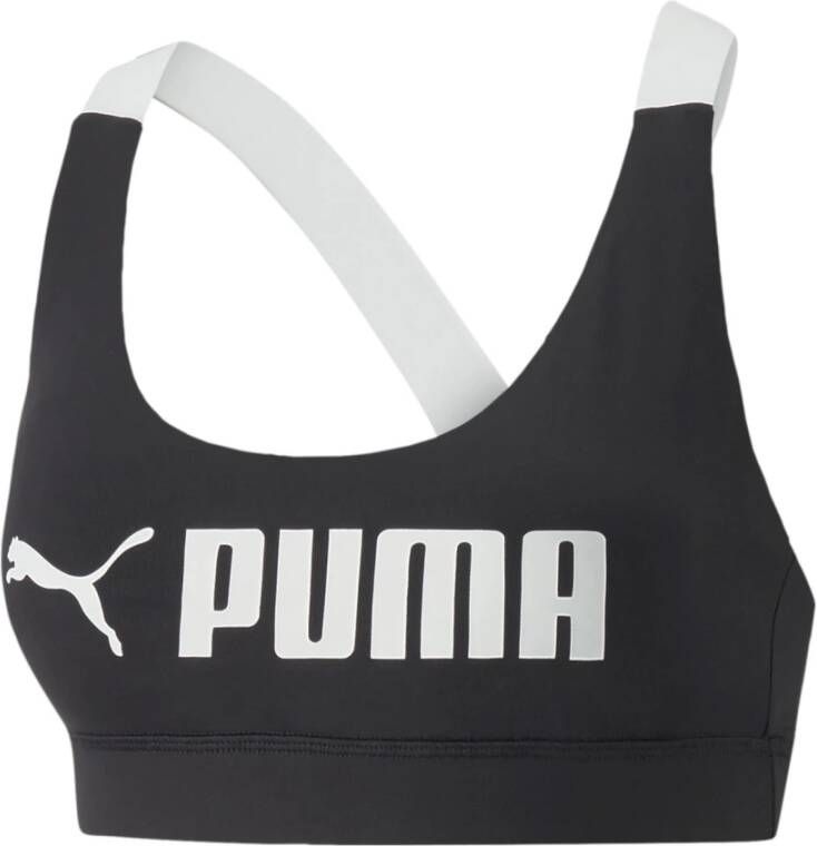 Puma Sportbeha Zwart Dames