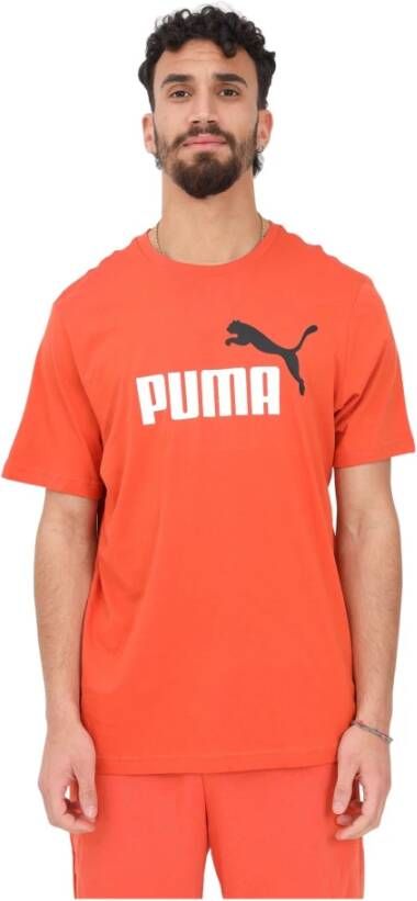 Puma Sportiva Ess+ Heren T-shirt Rood Heren