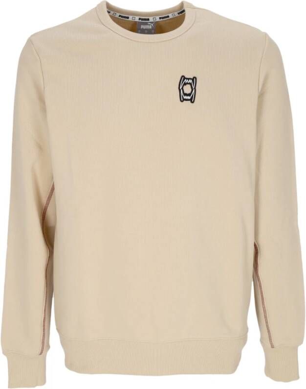 Puma Streetwear Sweatshirts Uitverkoop Beige Heren
