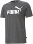 Puma T-Shirt met bedrukt logo Klassieke pasvorm Grijs Heren - Thumbnail 1