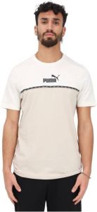 PUMA PERFORMANCE T-shirt met labeldetails