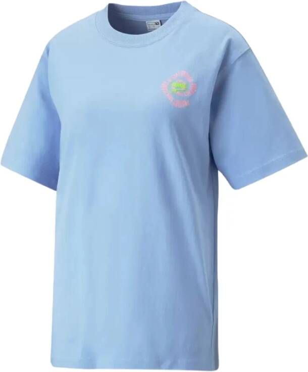 Puma T-Shirts Blauw Dames