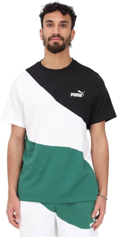 Puma T-Shirts Groen Heren
