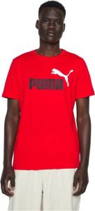 Puma T-Shirts Rood Heren
