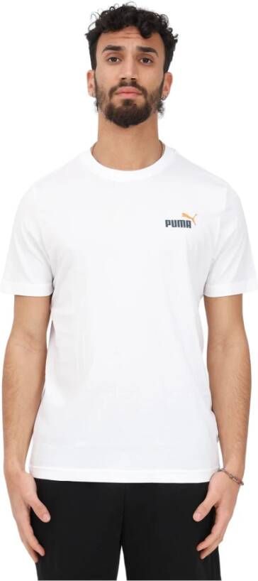 Puma T-shirt Wit T-shirt Heren