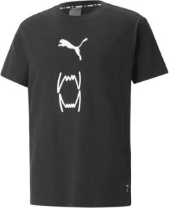 Puma T-Shirts Zwart Heren