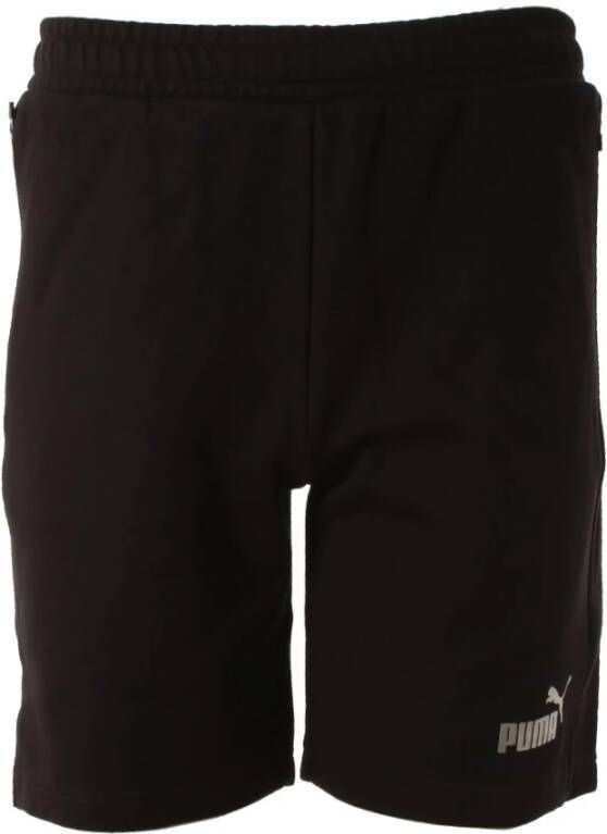 Puma TeamFINAL Zwarte Casual Shorts voor Heren Zwart Heren
