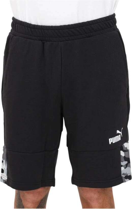Puma Urban Camo Sport Shorts Zwart Heren