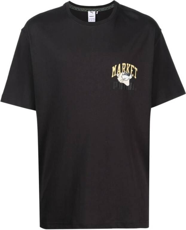 Puma X Market ontspannen grafische tee Zwart Heren
