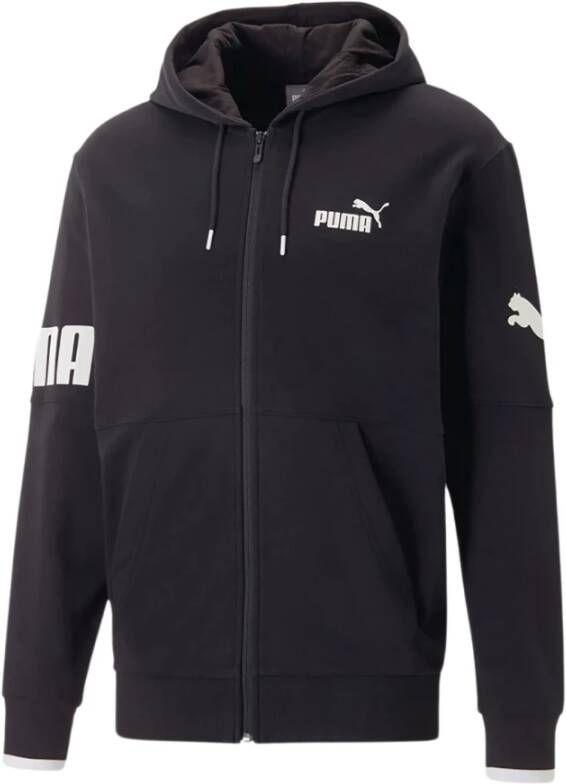 PUMA PERFORMANCE Sweatjack met steekzakken opzij model 'PUMA POWER'