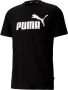 PUMA PERFORMANCE T-shirt van katoen met labelprint model 'Logo Tee' - Thumbnail 1