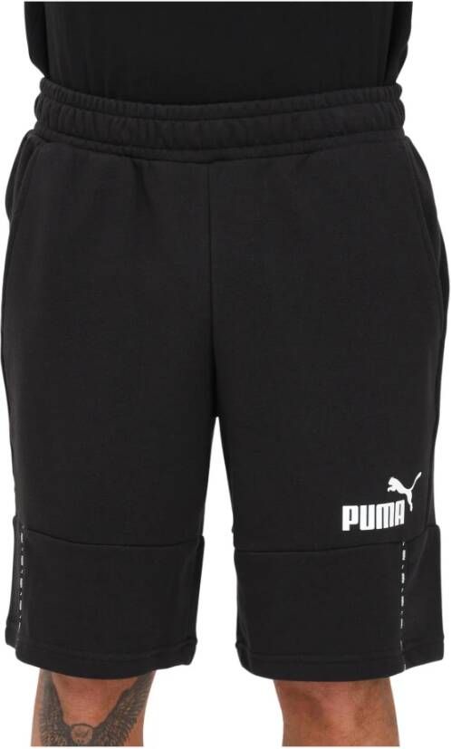Puma Zwarte Shorts Klassieke Stijl Zwart Heren
