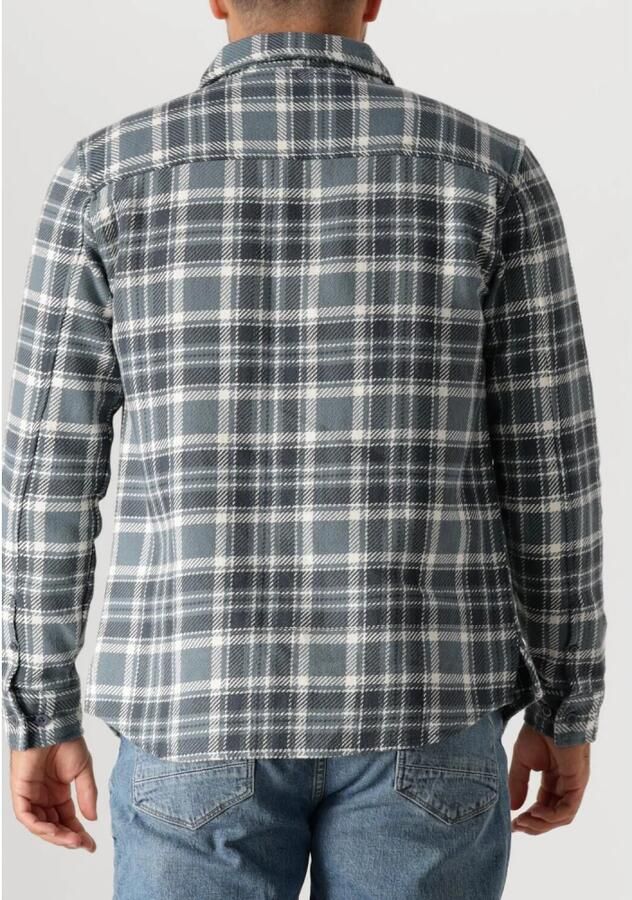 Pure Path Blauw Regular Fit Overshirt voor Mannen Blue Heren - Foto 6