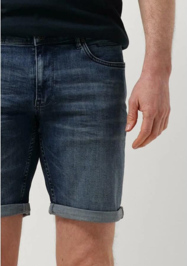 Pure Path Blauwe Denim Shorts voor de Zomer Blue Heren