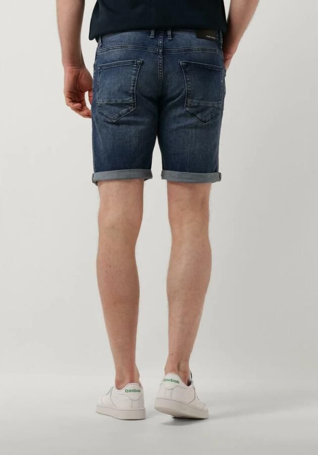 Pure Path Blauwe Denim Shorts voor de Zomer Blue Heren - Foto 2
