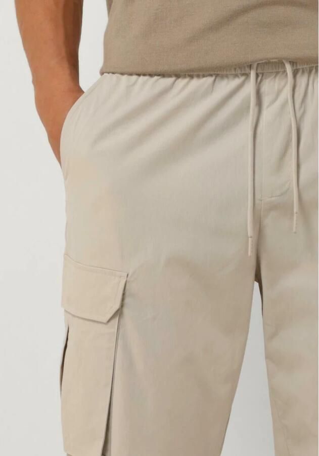 PURE PATH Heren Broeken Cargo Pants With Cords Zand