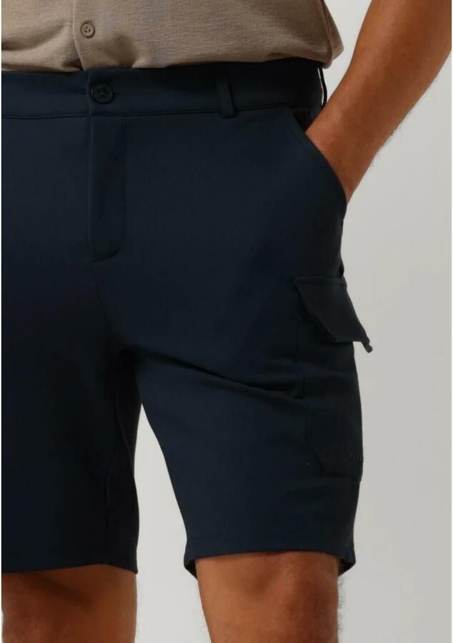 PURE PATH Heren Broeken Punta Cargo Shorts Donkerblauw