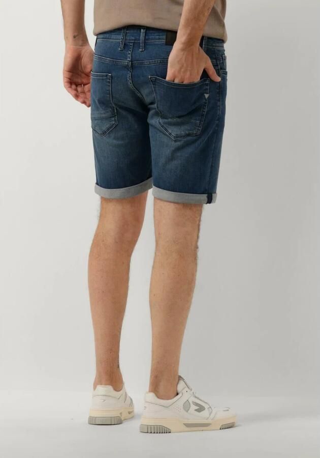 Pure Path Donkerblauwe Denim Shorts voor de Zomer Blue Heren - Foto 2