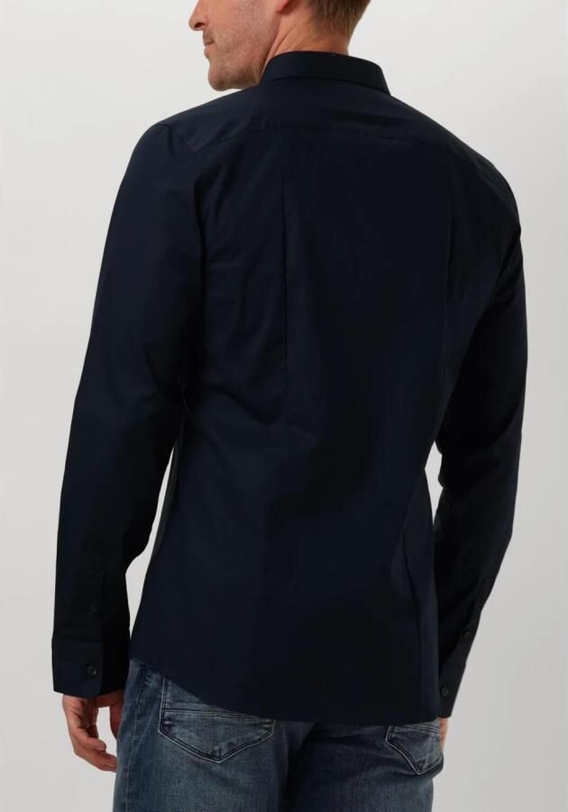PURE PATH Heren Overhemden Essential Casual Shirt Donkerblauw - Foto 9