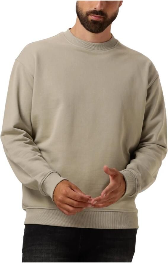 PURE PATH Heren Truien & Vesten Loose Fit Sweaters Crewneck308 Groen - Foto 3