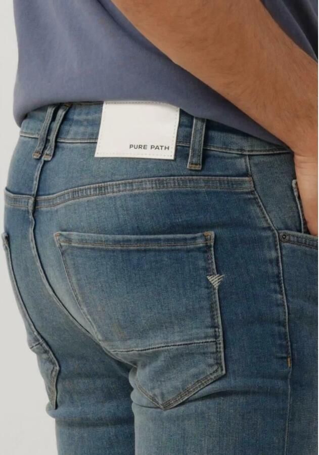 Pure Path Heren Jeans W1201 The Dylan Blue Heren
