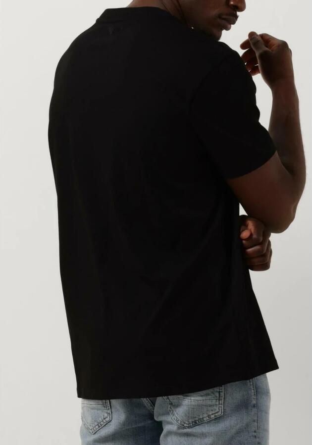 PURE PATH Heren Polo's & T-shirts Tshirt With Front Print Zwart - Foto 2