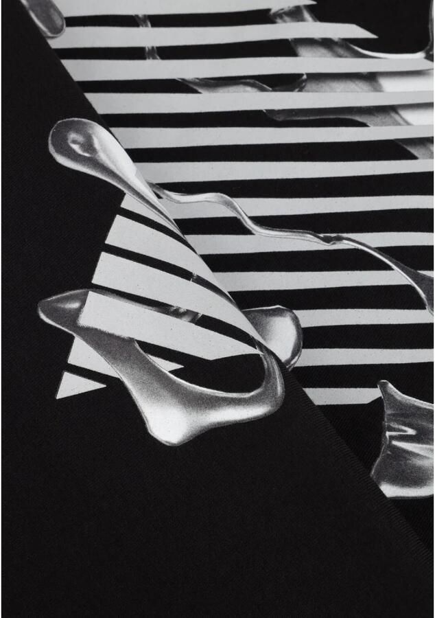 PURE PATH Heren Polo's & T-shirts Regular Fit T-shirts Crewneck Ss101 Zwart