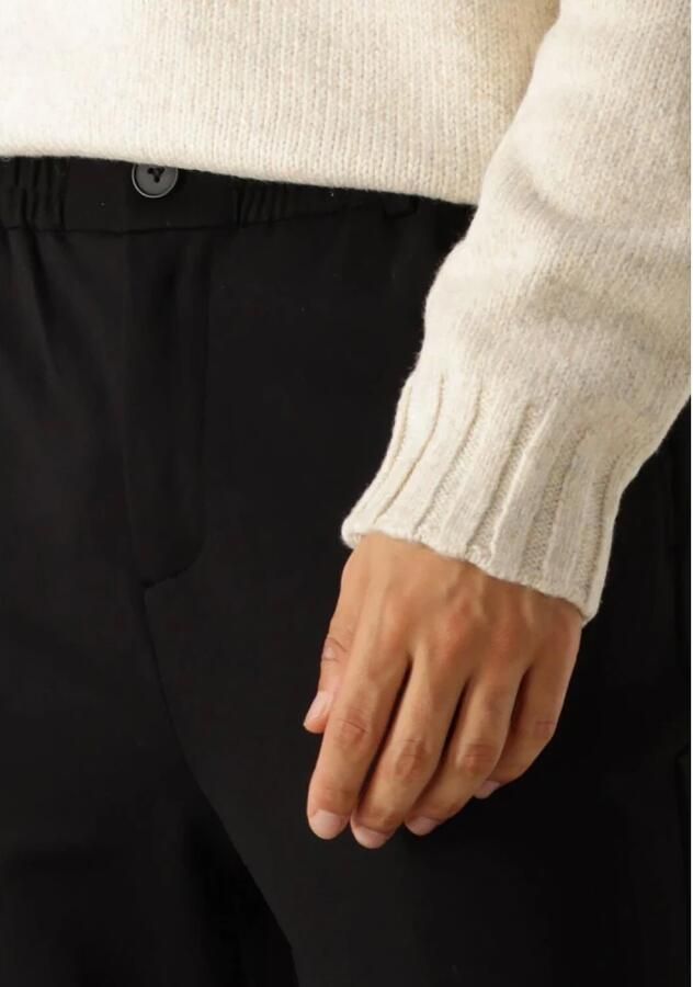 PURE PATH Heren Broeken Regular Fit Pants Smart504 Zwart - Foto 4