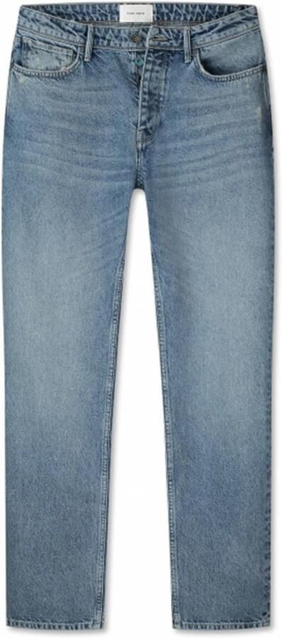 PURE PATH Heren Jeans The Eric Regular Fit Jeans Blauw - Foto 5