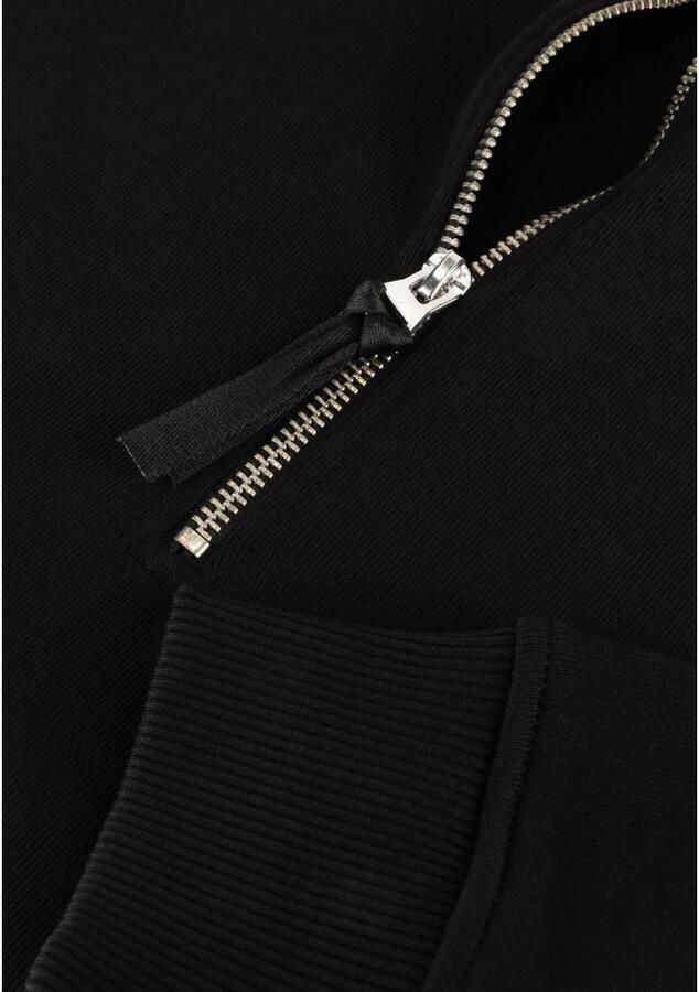 PURE PATH Heren Truien & Vesten Loose Fit Sweaters Halfzip319 Zwart - Foto 5