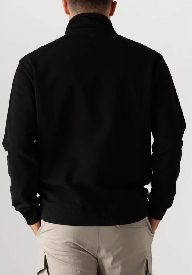 PURE PATH Heren Truien & Vesten Loose Fit Sweaters Halfzip319 Zwart - Foto 6