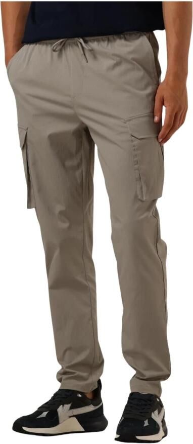 PURE PATH Heren Broeken Regular Fit Pants Cargo501 Taupe - Foto 5