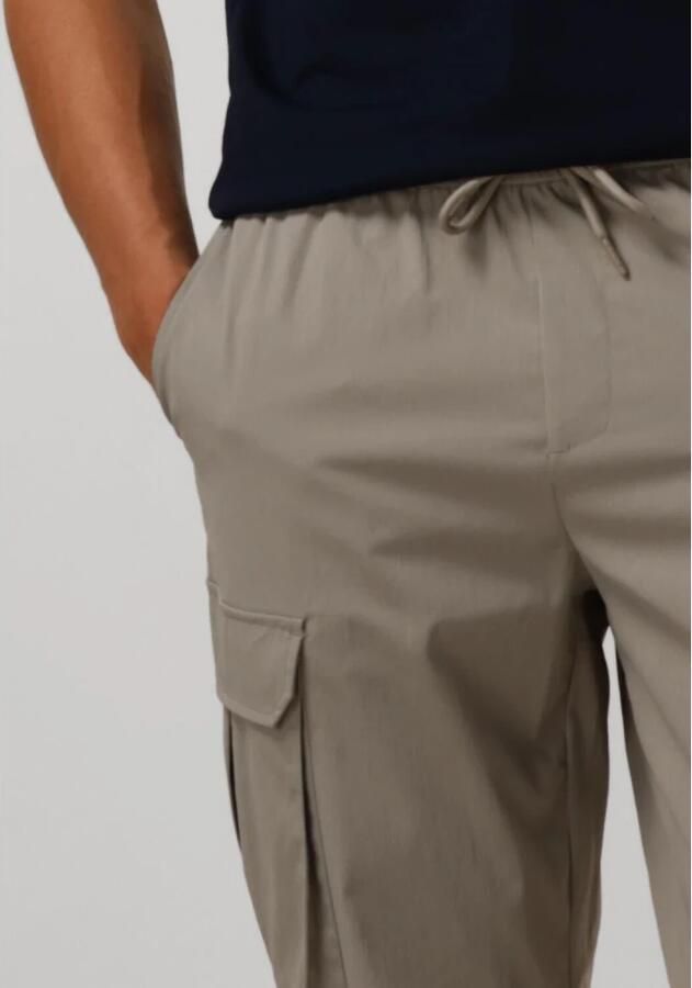 PURE PATH Heren Broeken Regular Fit Pants Cargo501 Taupe - Foto 4