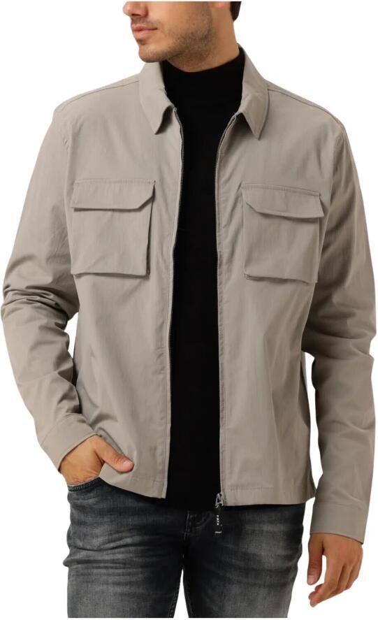 Pure Path Taupe Overshirt voor Stijlvolle Mannen Beige Heren - Foto 3