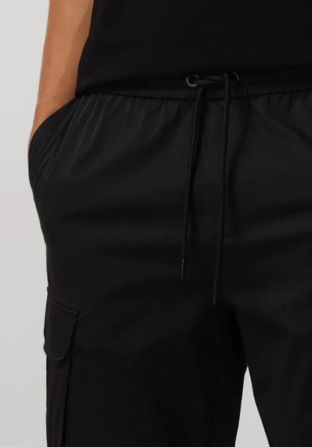 PURE PATH Heren Broeken Regular Fit Pants Cargo501 Zwart - Foto 2