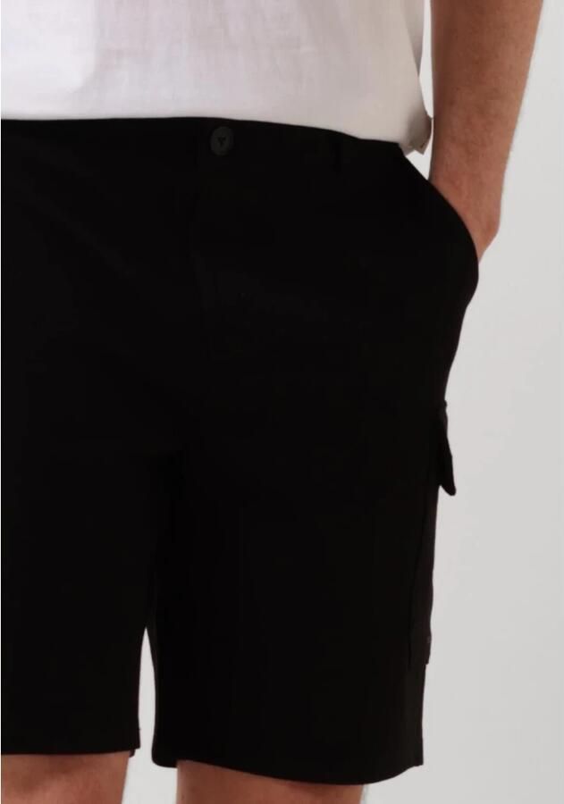 Pure Path Zwarte Cargo Shorts voor de Zomer Black Heren