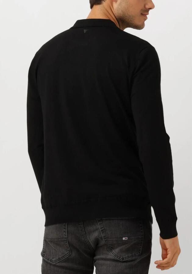 PURE PATH Heren Polo's & T-shirts Regular Fit Knitwear Polo806 Zwart - Foto 6