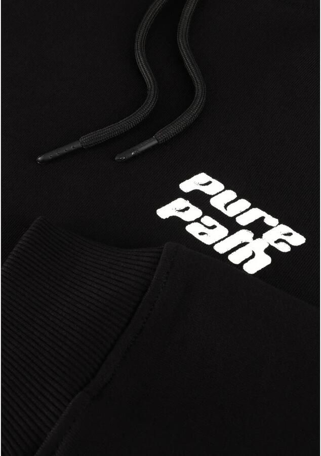 PURE PATH Heren Truien & Vesten Regular Fit Sweaters Hoodie302 Zwart - Foto 5