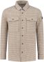 PUREWHITE Heren Overhemden Heritage Pattern Overshirt With Two Chest Pockets Bruin - Thumbnail 1