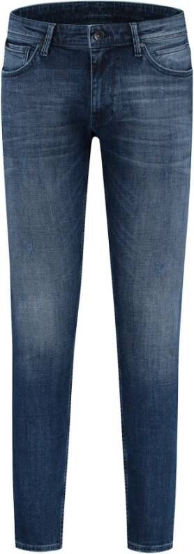 Pure Path Comfortabele Skinny Fit Jeans met Pureflex Technologie Blue Heren