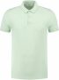 PUREWHITE Heren Polo's & T-shirts Knitted Polo With Triangle Print At Chest Mint - Thumbnail 2