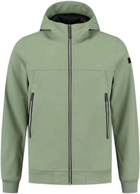 PureWhite Softshell jas Groen Heren