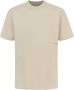 PUREWHITE Heren Polo's & T-shirts Tshirt With Small Front Logo At Side And Big Back Print Zand - Thumbnail 2