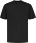 Purewhite Zwarte T-shirt Tshirt With Small Front Logo At Side And Big Back Print - Thumbnail 2