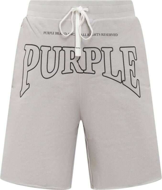 Purple Brand Korte broek Grijs Heren