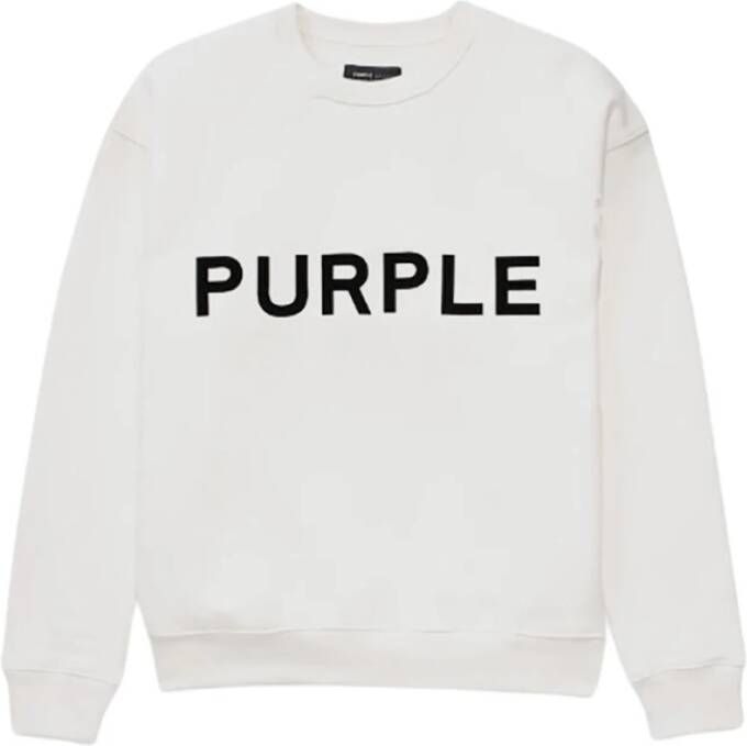 Purple Brand Sweatshirt White Heren