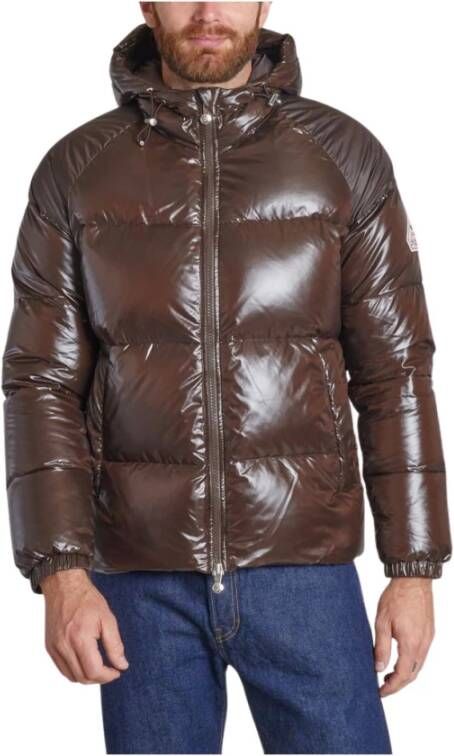 Pyrenex Sten Chocolade Unisex Gewatteerde Jas Brown Heren