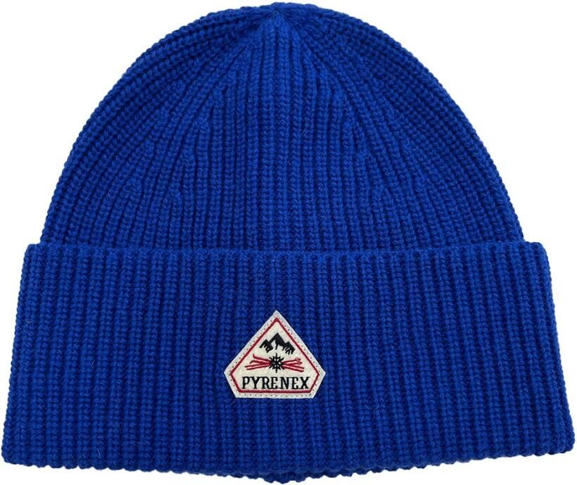 Pyrenex Klassieke Winter Beanie Hoed Blue Heren